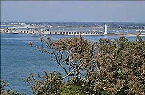 Views towards Hurst Castle