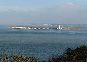 Hurst Castle from Cliff End